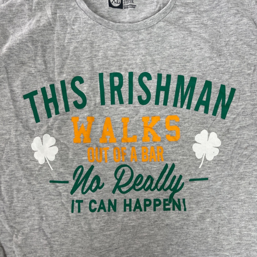 CEDAR WOOD STATE "This Irishman" Tshirt XL